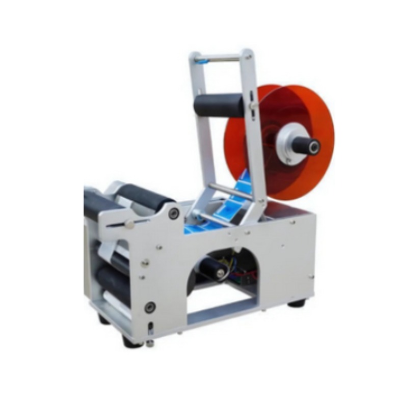 Semi- Automatic Sticker Labeling Machine for Round Bottles